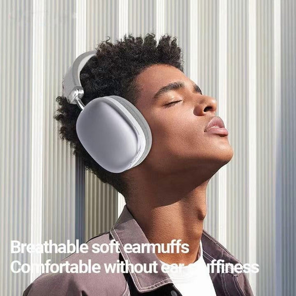 Wireless Bluetooth Headphones 5.1,40 Hrs Playtime Wireless Over-Ear Headphones,4 Mics ENC Noise Cancelling for Clear Calls, Lightweight Headset with Deep Bass Comfort fit for Travel Work